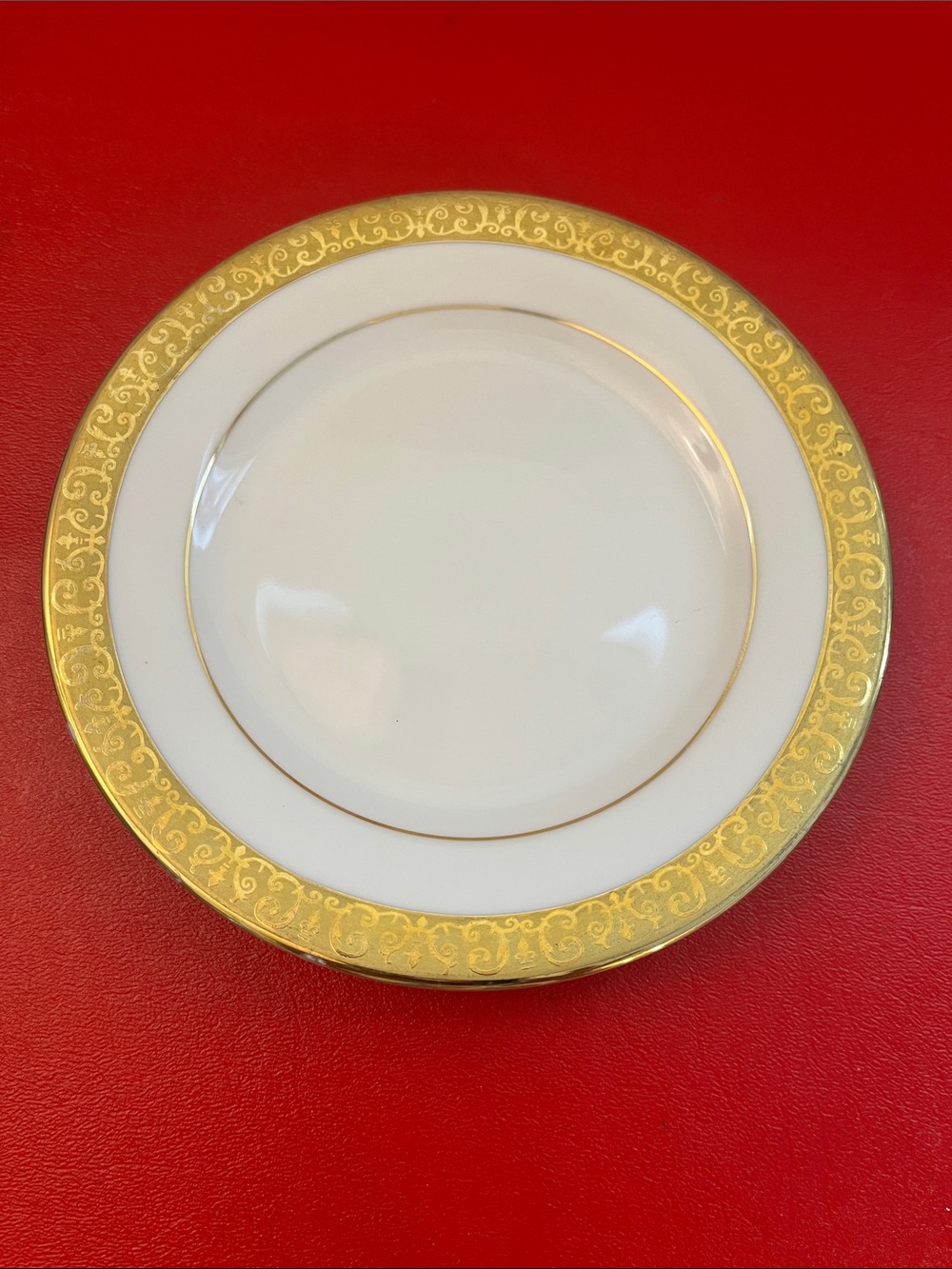 Royal Gallery GOLD BUFFET 6 1/2" BreadPlates set of 2